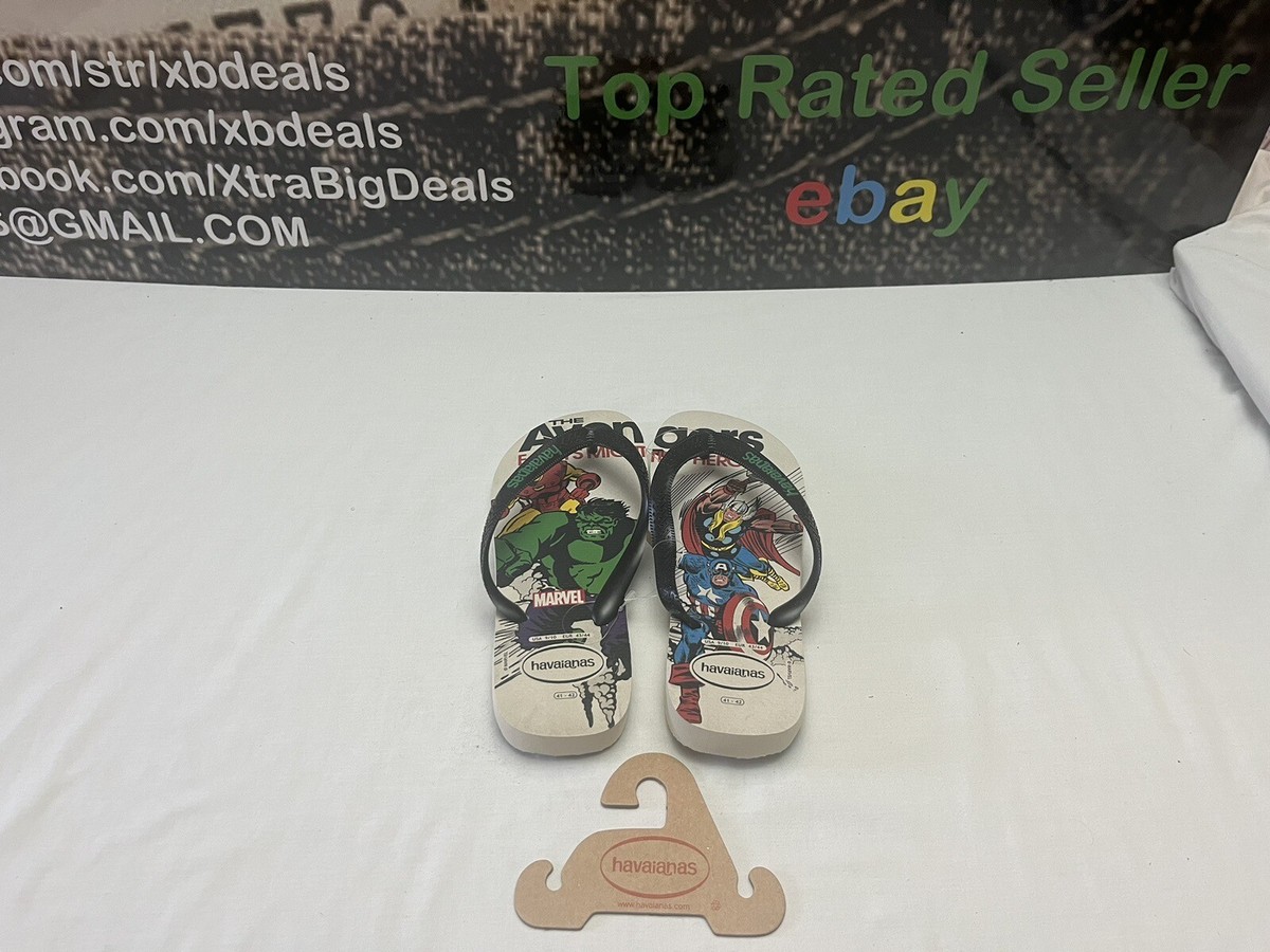 NEW WMN Havaianas Marvel The Avengers Earth Mightest Heroes  display picture 1