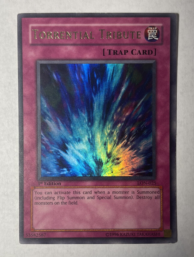 YuGiOh - Torrential Tribute - LON-025 1st Edition - Ultra Rare