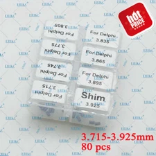 ERIKC Diesel Injector Nozzle Adjust Gaskets Shims 3.715-3.925mm 80pcs 