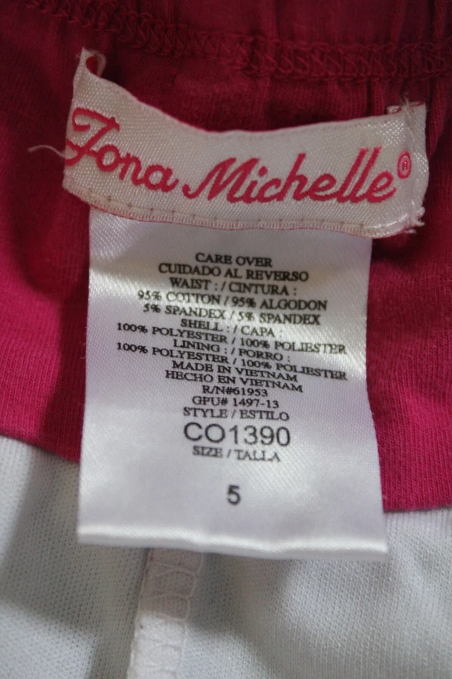 Tutú de red Jona Michelle rosa, azul, verde para niña talla 5 Foto 3 de 4