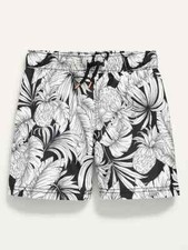 NWT Old Navy Boys Swim Trunks swimsuit floral tropical pineapple u pick size