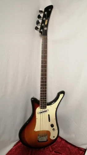 YAMAHA SB-2A Sunburst Made in Japan 1966 Vintage Solid Body Electric Bass Guitar