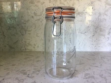 Le Parfait Super 1.5 liter Wide-Mouth Airtight Glass Storage Jar