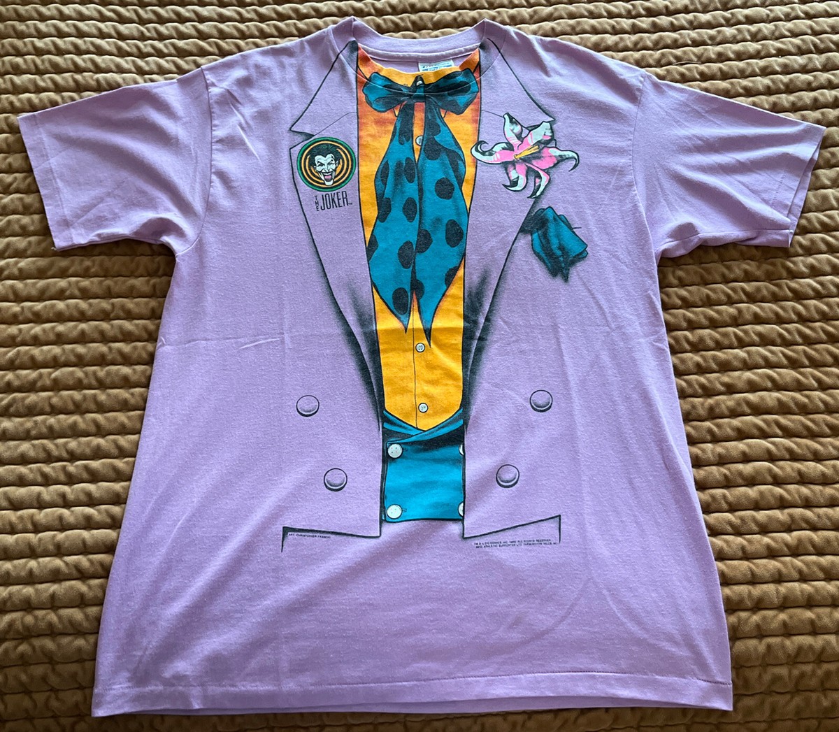 Vintage Batman The Joker Tuxedo T-Shirt 1989 Jack Nicholson