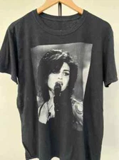 Amy Winehouse Singer Perform In Concert Cotton Tee Men Women Shirt