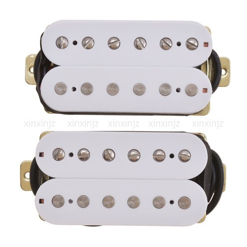 Set of Guitar Neck & Bridge Humbucker Pickups Ceramic Magnet HBC - Picture 5 of 11