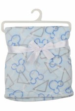 Disney Mickey Mouse Baby Single Sided Flannel Fleece Blanket, Icons Print