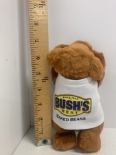 1999 Bush's Baked Beans Plush Dog Duke ROLL THAT BEAUTIFUL BEAN FOOTAGE A003
