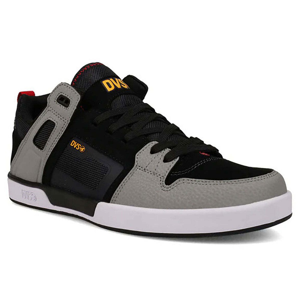 DVS Men's Comanche Lt Charcoal/Black/Gold Low Top Sneaker Shoes (060)