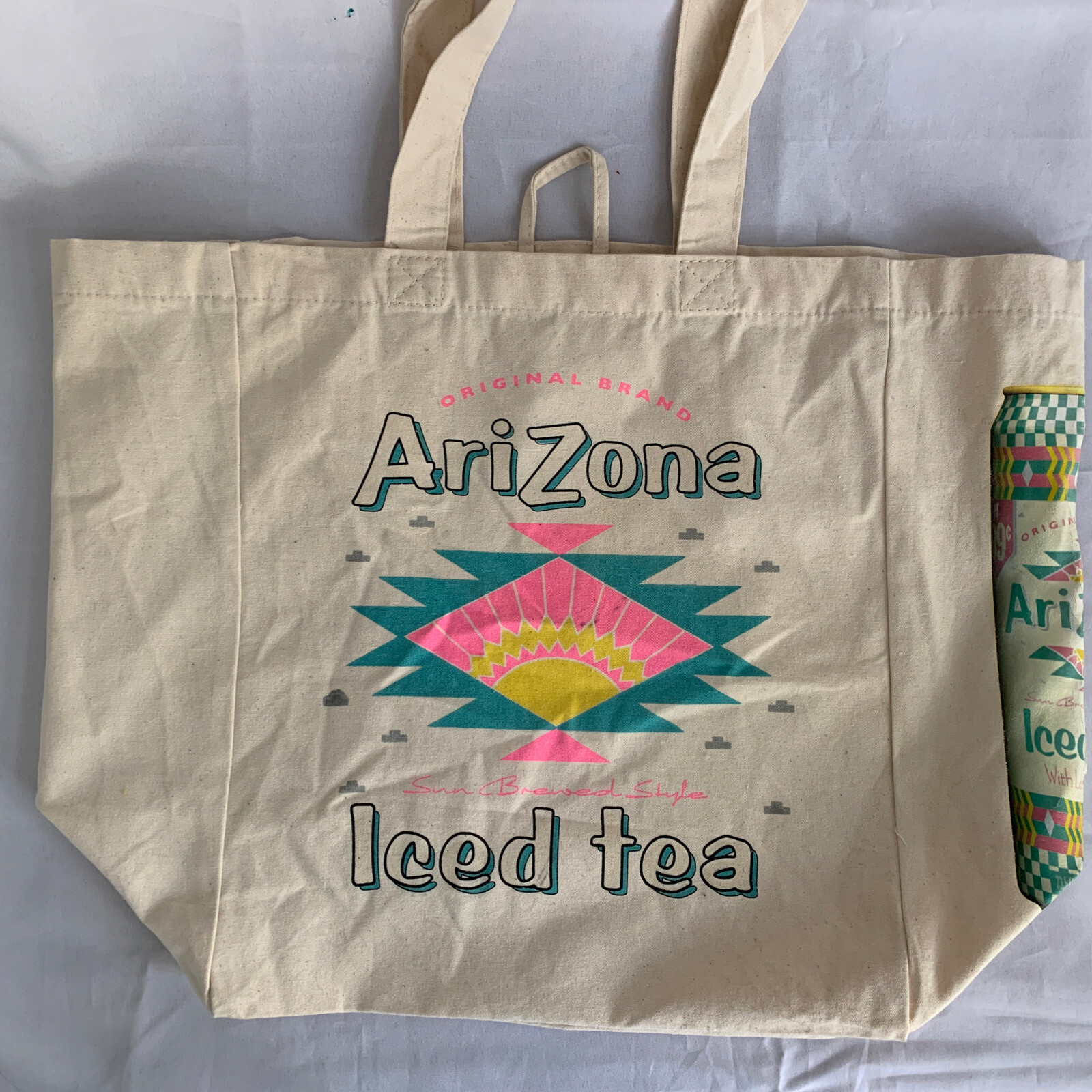 Arizona Iced Tea Tote Bag Brooklyn Cow Skull