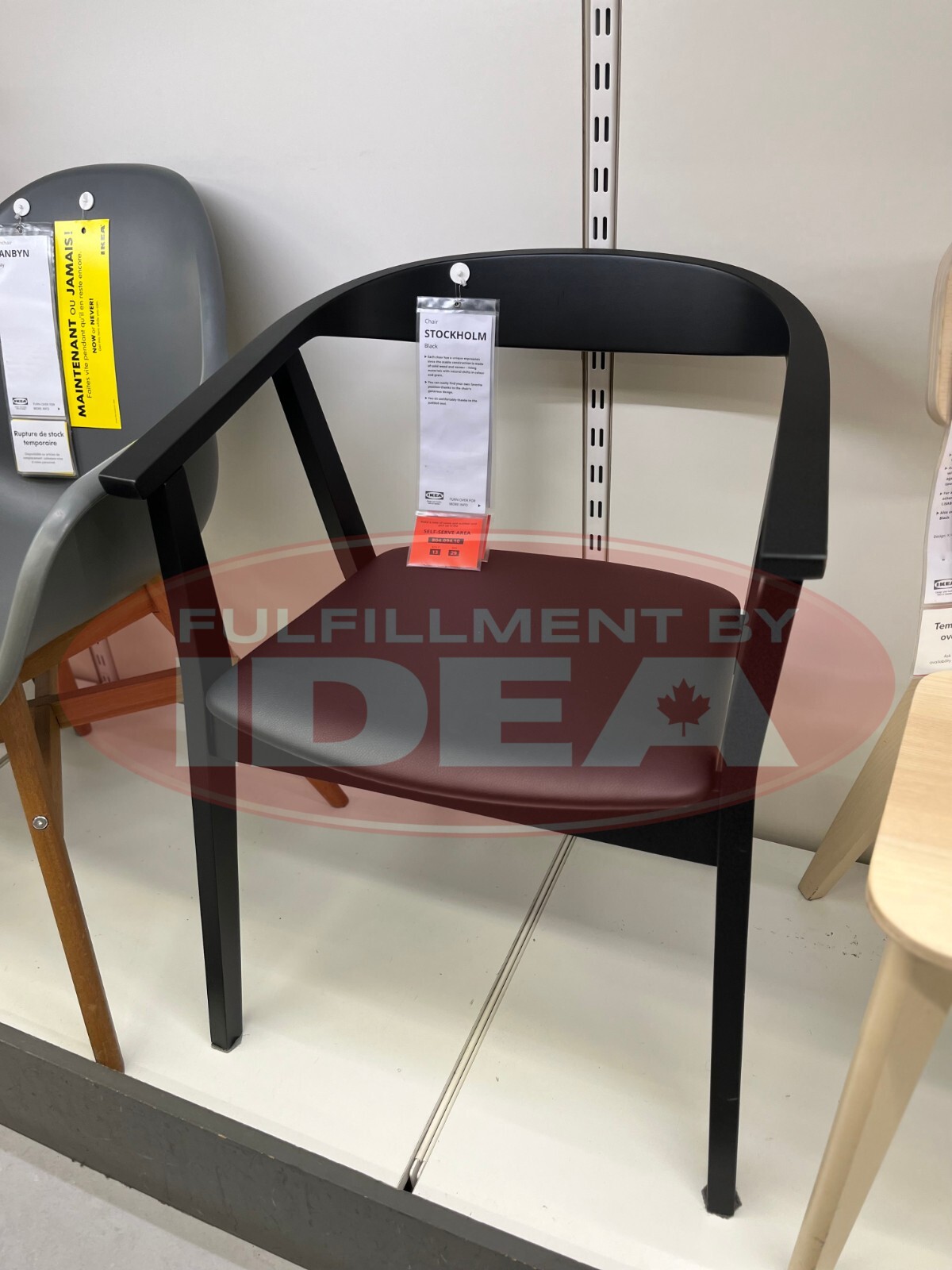 Brand New IKEA STOCKHOLM Black Chair 804.094.10 | eBay