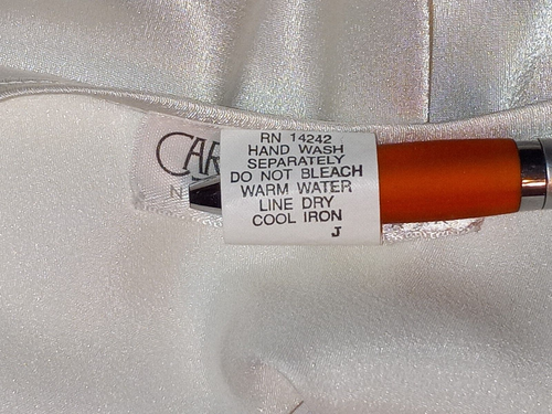 H#36 Vintage Carole Hochman New York Woman's Maxi White Nightgown Size M - Picture 9 of 13