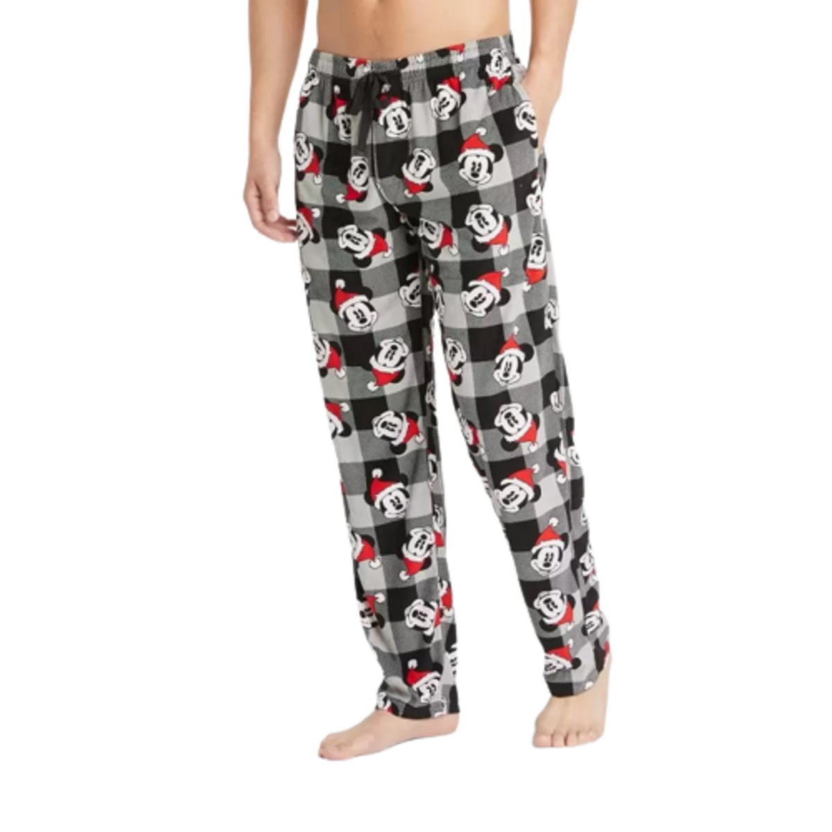 DISNEY MICKEY MOUSE Men's Pajama Pants In Gray, L