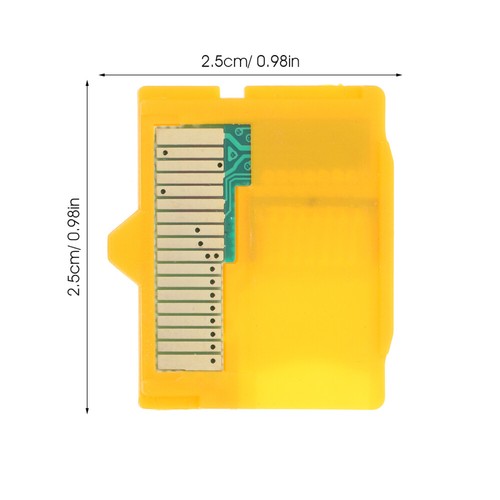Adapter kamery MASD-1 do wkładki do MicroSD / MicroSDHC (żółty) - Zdjęcie 9 z 12