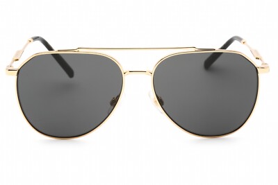 DOLCE & GABBANA 0DG2296 02/87 Sunglasses Gold Frame Grey