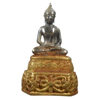 PERFECT STATUE PHRA KRU AYUTTHAYA OLD THAI BUDDHA AMULET VERY NICE