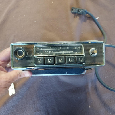 Vintage Mercedes Ponton BECKER EUROPA High Fidelity LMU Radio UNTESTED AS IS! #2