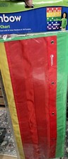 Learning Resources Rainbow Pocket Chart. --10 display pockets --33.5"W by 42" H.