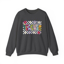 Teacher Sweatshirt Preppy Teacher Crewneck Back to School Gift