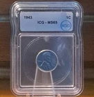 1943 Lincoln Wheat Cent MS65 ICG