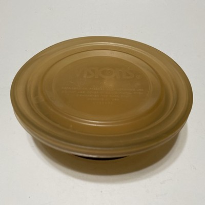 Corning Vision Ware Amber V-30-B 24oz Glass Casserole Bowl Dish w Lid