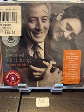 Tony Bennett, & K.D. Lang - A Wonderful World CD. Sealed New. 12