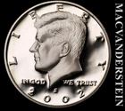 2002-S Silver Kennedy Half Dollar - Choice Gem Proof  Lustrous  #L2792