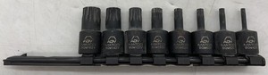 Matco Tools 3/8" 8 Piece Metric Drive Impact Triple Square Bits Set (GAL158643)