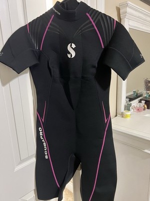 SCUBAPRO Definition 2.5mm Shorty Wetsuit Womens 2XL Black Pink | eBay