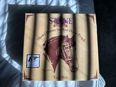 Peter Stone Model Horse Western Pleasure Black & White Overo new in box