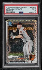 2021 Bowman Chrome Prospects Mega Box Mojo Refractor Jordan Westburg PSA 9 0pd2