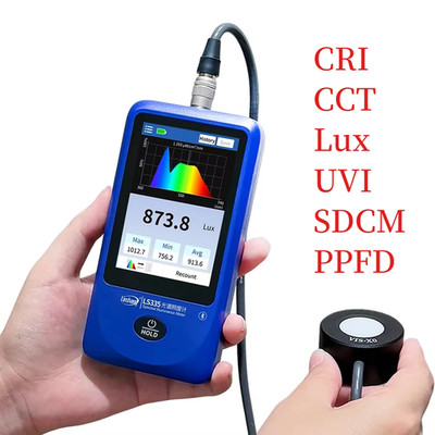 Luxmeter Cct Cri Luxometer Light Meter Illuminometer High Precision Spectral