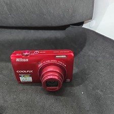 Nikon COOLPIX S6300 16.0MP Red Digital Camera 10X Zoom - No Charger 9