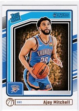 2024-25 Donruss #218 Ajay Mitchell Press Proof Silver