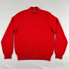 Charter Club womens Sweater M 2 Ply 100% Cashmere Red Soft Pullover Knit
