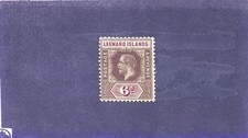 Leeward Islands 1912 George V 6d Purple Single Mint Hinged