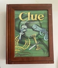 Parker Brothers Clue Vintage Game Collection Wooden Box Bookshelf Edition 2005