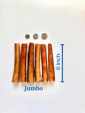 6  Jumbo Bully Sticks for Dogs   Thick, Long-Lasting Natural Chews