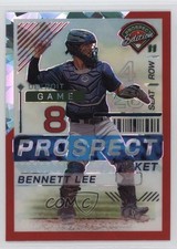 2024 Panini Prospect Edition Red Ice Prizm Bennett Lee #52 1jk8