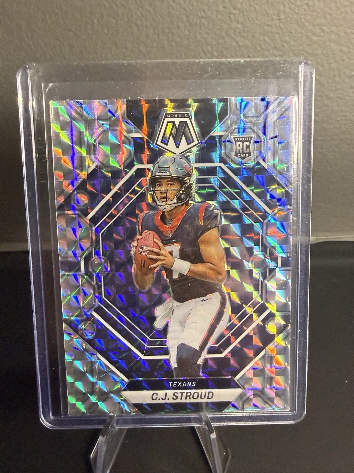 CJ Stroud 2023 True Rookie Panini Mosaic Silver Prizm #292 Houston Texans