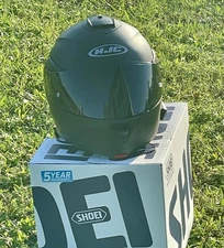 HJC Motorcycle Modular Full Face Helmet - medium w/ cardo bluetooth - $300 value