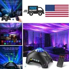 Star Projector Night Light with 33 Color Changing Effects and White Noises