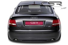Heck Ansatz Einsatz Spoiler Tuning Diffusor für Audi A6 C6 Typ 4F HA016