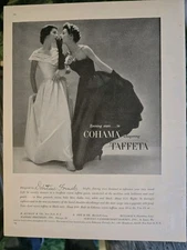 1947 Womens Debutime Formals Cohama Taffeta Evening gowns vintage  ad 