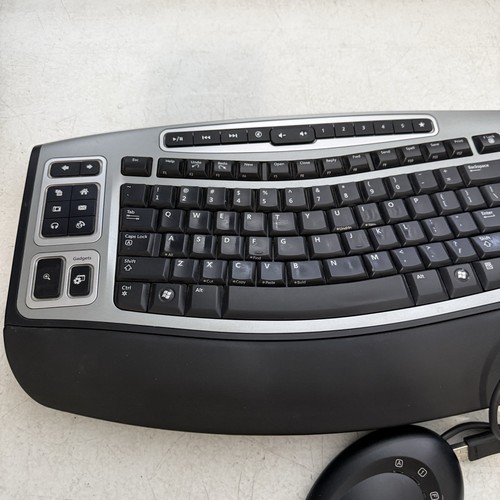 Microsoft Laser Keyboard 6000 v2.0 Wireless Ergonomic W/ Receiver TESTED - Picture 2 of 8