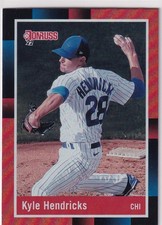 2022 DONRUSS ** RED BORDER ** KYLE HENDRICKS CHICAGO CUBS PARALLELS - 968