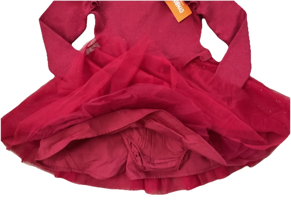 Suéter/Tul Cuello Difuso Brillante y Medias Gymboree Niñas 6/8 Nuevo con Etiquetas Foto 4 de 4