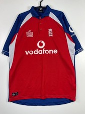 England Cricket Team 2004 Away Shirt Admiral Pietersen #24 Mens Size L