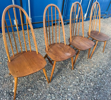 4 Ercol 365 Quaker Dining Chairs Mid Century Retro Vintage FREE DELIVERY🚚🚚🚚🚚