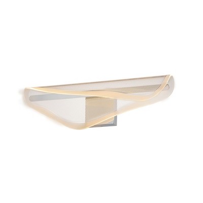 ET2 E24712-144PC Manta 24'' LED Bathroom Vanity Light-Polished Chrome